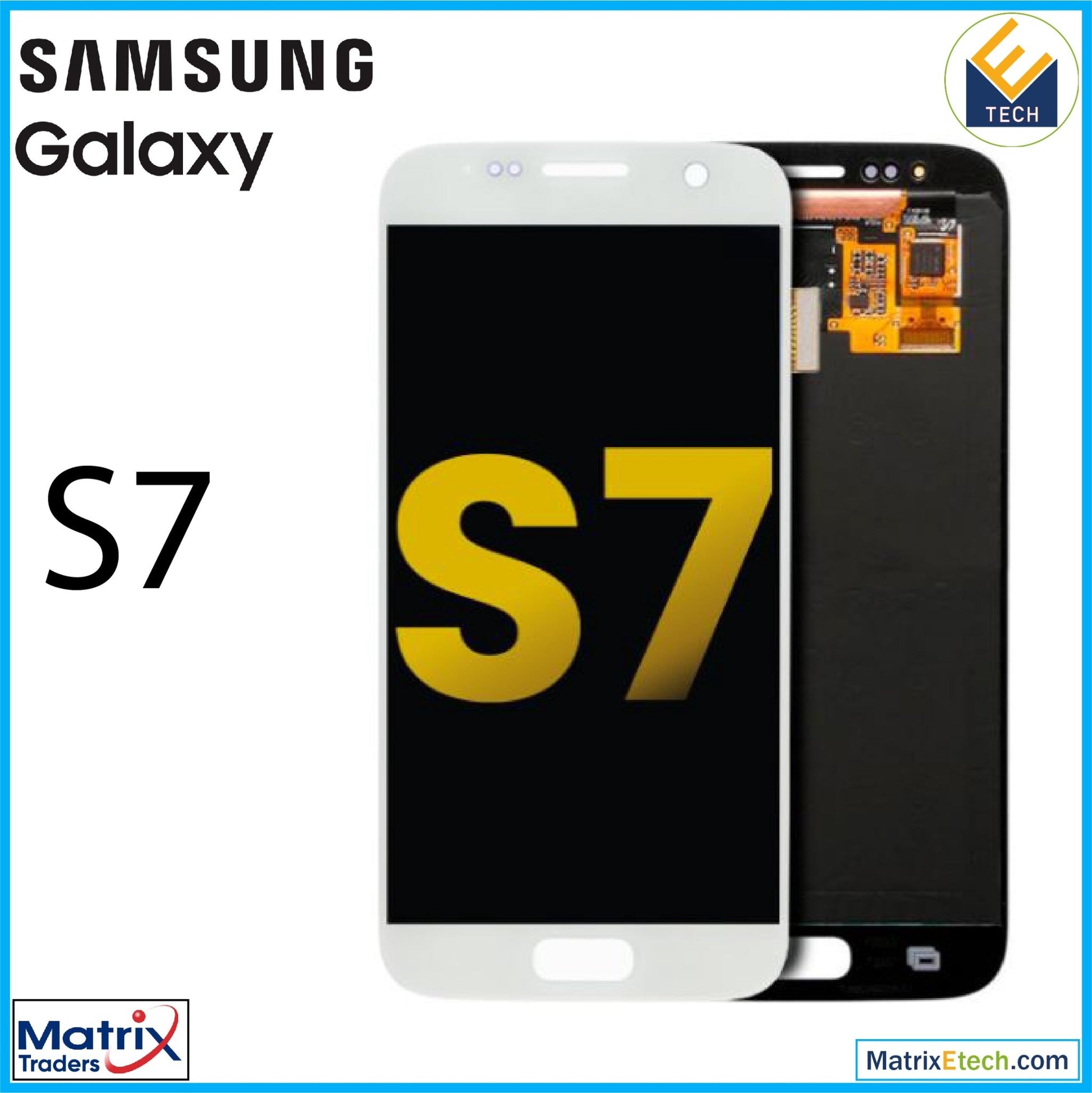 Samsung Galaxy S7 OLED Assembly Without Frame (Refurbished) - Matrix Traders