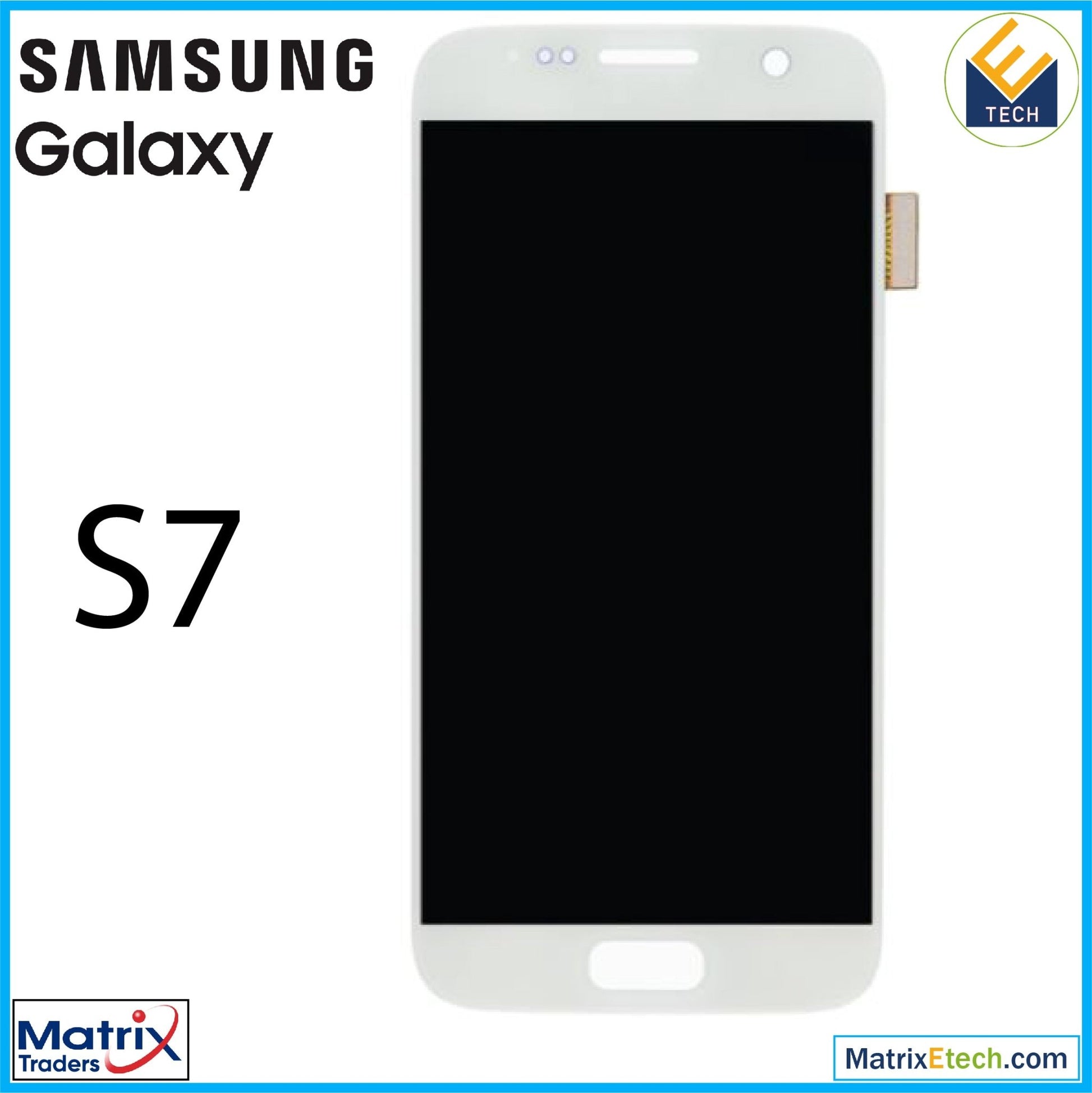 Samsung Galaxy S7 OLED Assembly Without Frame (Service Pack) - Matrix Traders