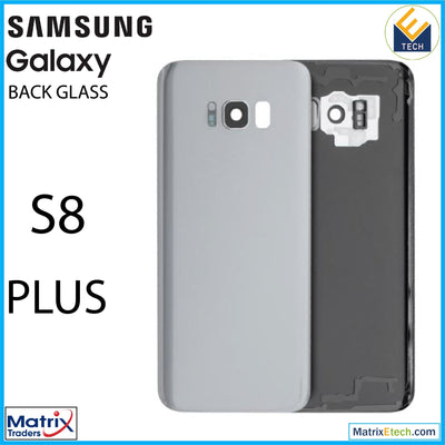 Samsung Galaxy S8 Plus Back Cover Glass With Camera Lens (Aftermarket Plus) - Matrix Traders