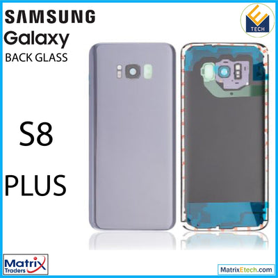 Samsung Galaxy S8 Plus Back Cover Glass With Camera Lens (Aftermarket Plus) - Matrix Traders