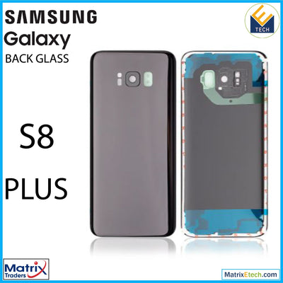 Samsung Galaxy S8 Plus Back Cover Glass With Camera Lens (Aftermarket Plus) - Matrix Traders