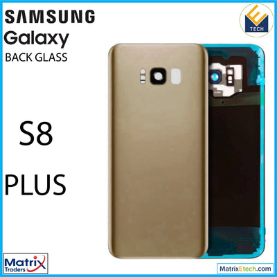 Samsung Galaxy S8 Plus Back Cover Glass With Camera Lens (Aftermarket Plus) - Matrix Traders