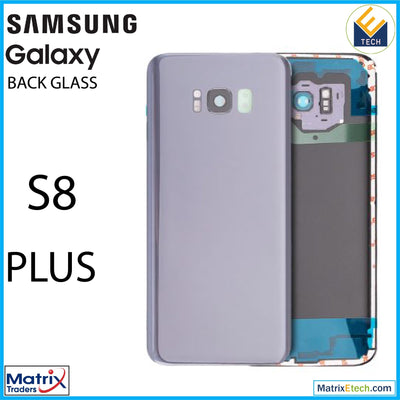 Samsung Galaxy S8 Plus Back Cover Glass With Camera Lens (Aftermarket Plus) - Matrix Traders