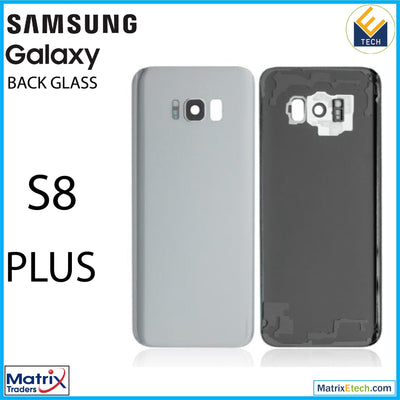 Samsung Galaxy S8 Plus Back Cover Glass With Camera Lens (Aftermarket Plus) - Matrix Traders