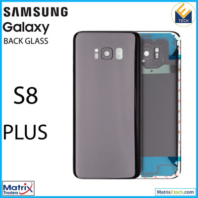 Samsung Galaxy S8 Plus Back Cover Glass With Camera Lens (Aftermarket Plus) - Matrix Traders