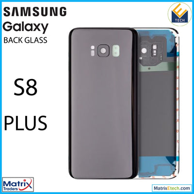 Samsung Galaxy S8 Plus Back Cover Glass With Camera Lens (Service Pack) - Matrix Traders