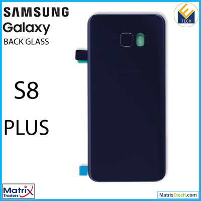 Samsung Galaxy S8 Plus Back Cover Glass With Camera Lens (Service Pack) - Matrix Traders