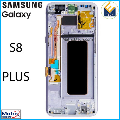 Samsung Galaxy S8 Plus OLED Assembly With Frame (Refurbished) - Matrix Traders