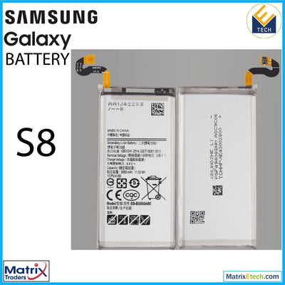 Samsung Galaxy S8 Replacement Battery (EB - BG950ABE) - Matrix Traders