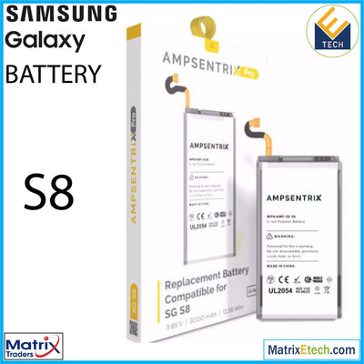 Samsung Galaxy S8 Replacement Battery (Pro) EB - BG950ABE - Matrix Traders