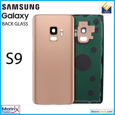 Samsung Galaxy S9 Back Cover Glass With Camera Lens (Aftermarket Plus) - Matrix Traders