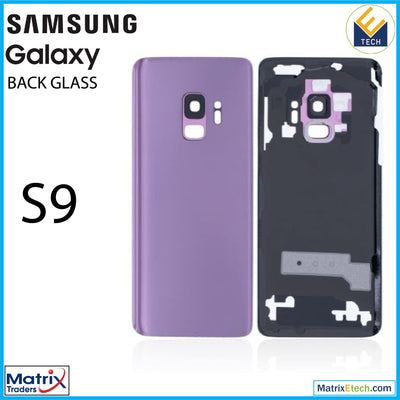 Samsung Galaxy S9 Back Cover Glass With Camera Lens (Aftermarket Plus) - Matrix Traders