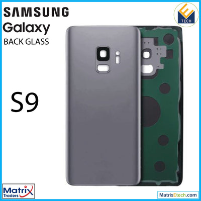 Samsung Galaxy S9 Back Cover Glass With Camera Lens (Aftermarket Plus) - Matrix Traders