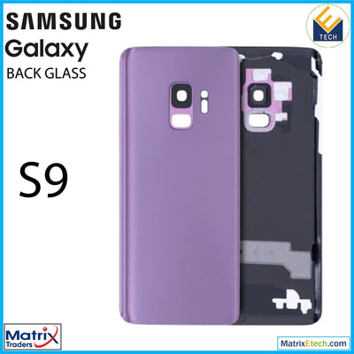 Samsung Galaxy S9 Back Cover Glass With Camera Lens (Aftermarket Plus) - Matrix Traders