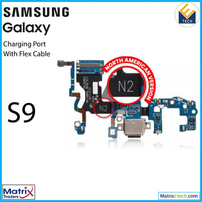 Samsung Galaxy S9 Charging Port With Flex Cable (US Version) (Service Pack) - Matrix Traders