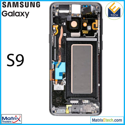 Samsung Galaxy S9 OLED Assembly With Frame (Blemish C) - Matrix Traders