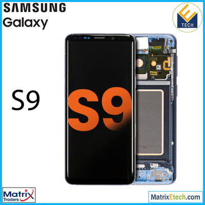 Samsung Galaxy S9 OLED Assembly With Frame (Blemish Grade A) - Matrix Traders