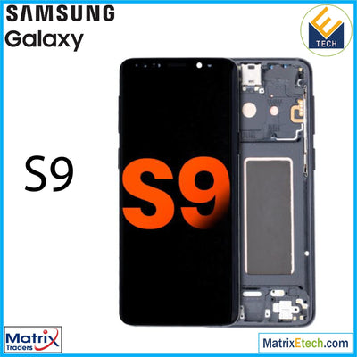 Samsung Galaxy S9 OLED Assembly With Frame (Blemish: Grade D) - Matrix Traders