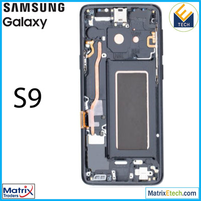 Samsung Galaxy S9 OLED Assembly With Frame (Blemish: Grade D) - Matrix Traders