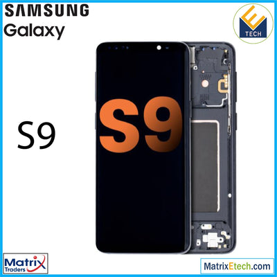 Samsung Galaxy S9 OLED Assembly With Frame (BlemishGrade B) - Matrix Traders