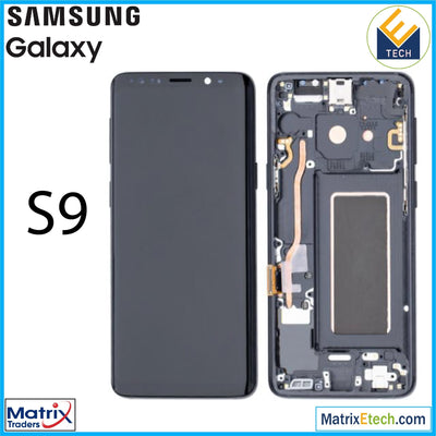 Samsung Galaxy S9 OLED Assembly With Frame (BlemishGrade B) - Matrix Traders