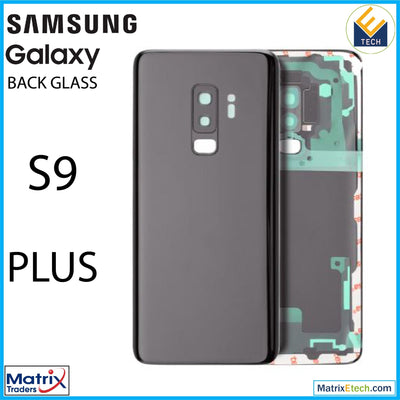 Samsung Galaxy S9 Plus Back Cover Glass With Camera Lens (Aftermarket Plus) - Matrix Traders