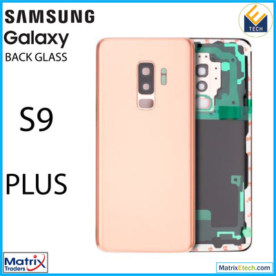 Samsung Galaxy S9 Plus Back Cover Glass With Camera Lens (Aftermarket Plus) - Matrix Traders