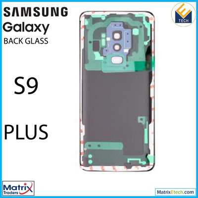 Samsung Galaxy S9 Plus Back Cover Glass With Camera Lens (Aftermarket Plus) - Matrix Traders