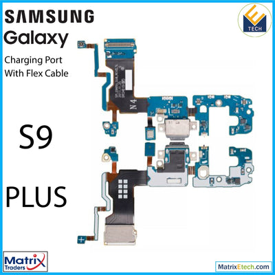 Samsung Galaxy S9 Plus Charging Port With Flex Cable (US Version) (Service Pack) - Matrix Traders