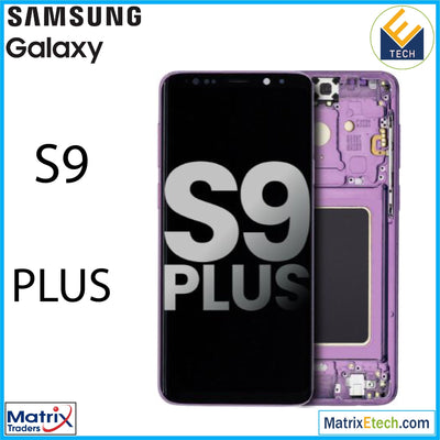 Samsung Galaxy S9 Plus OLED Assembly With Frame (Used OEM Pull Grade BC) - Matrix Traders