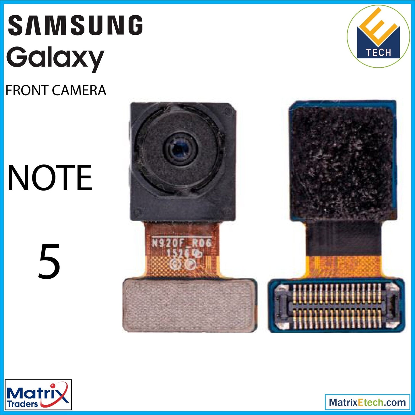 Samsung Note Series Front Camera (Normal) - Matrix Traders