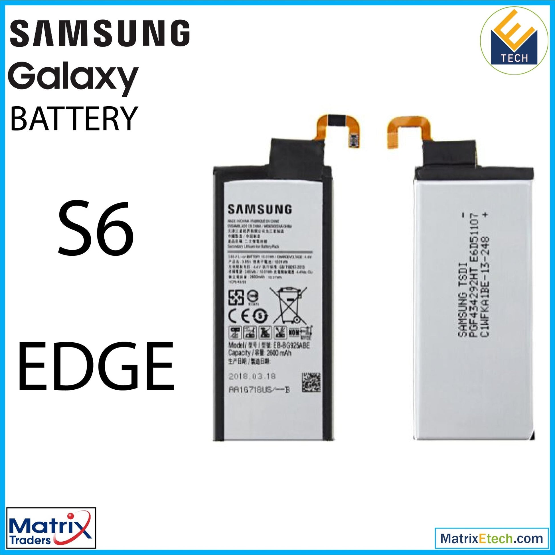 Samsung S Series Battery (Service Pack) - Matrix Traders