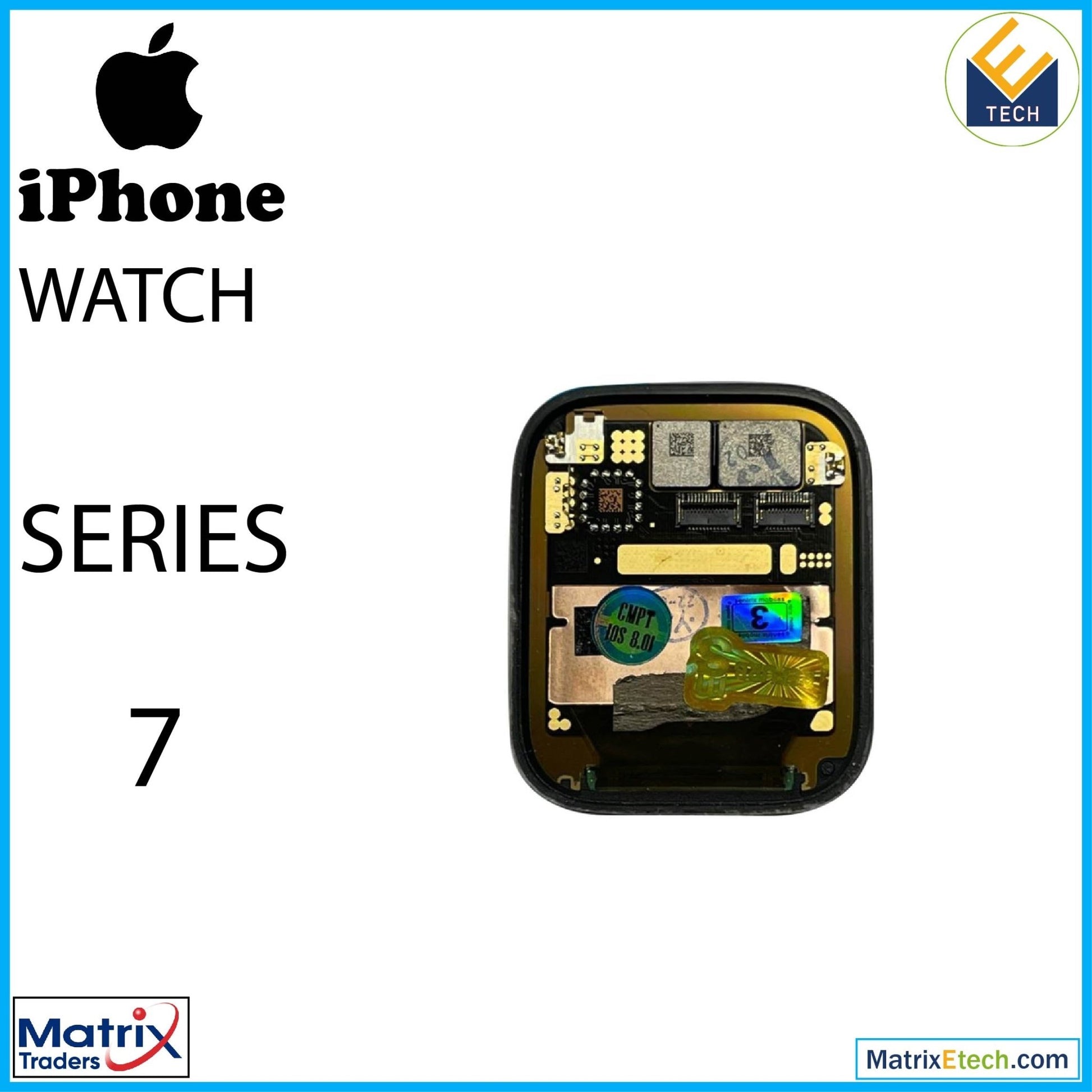 Watch Series 7 (41MM) OLED Assembly With Bracket (Used OEM Pull Grade BC) - Matrix Traders