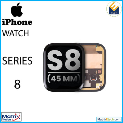 Watch Series 8 (45MM) OLED Assembly With Bracket (Used OEM Pull Grade BC) - Matrix Traders