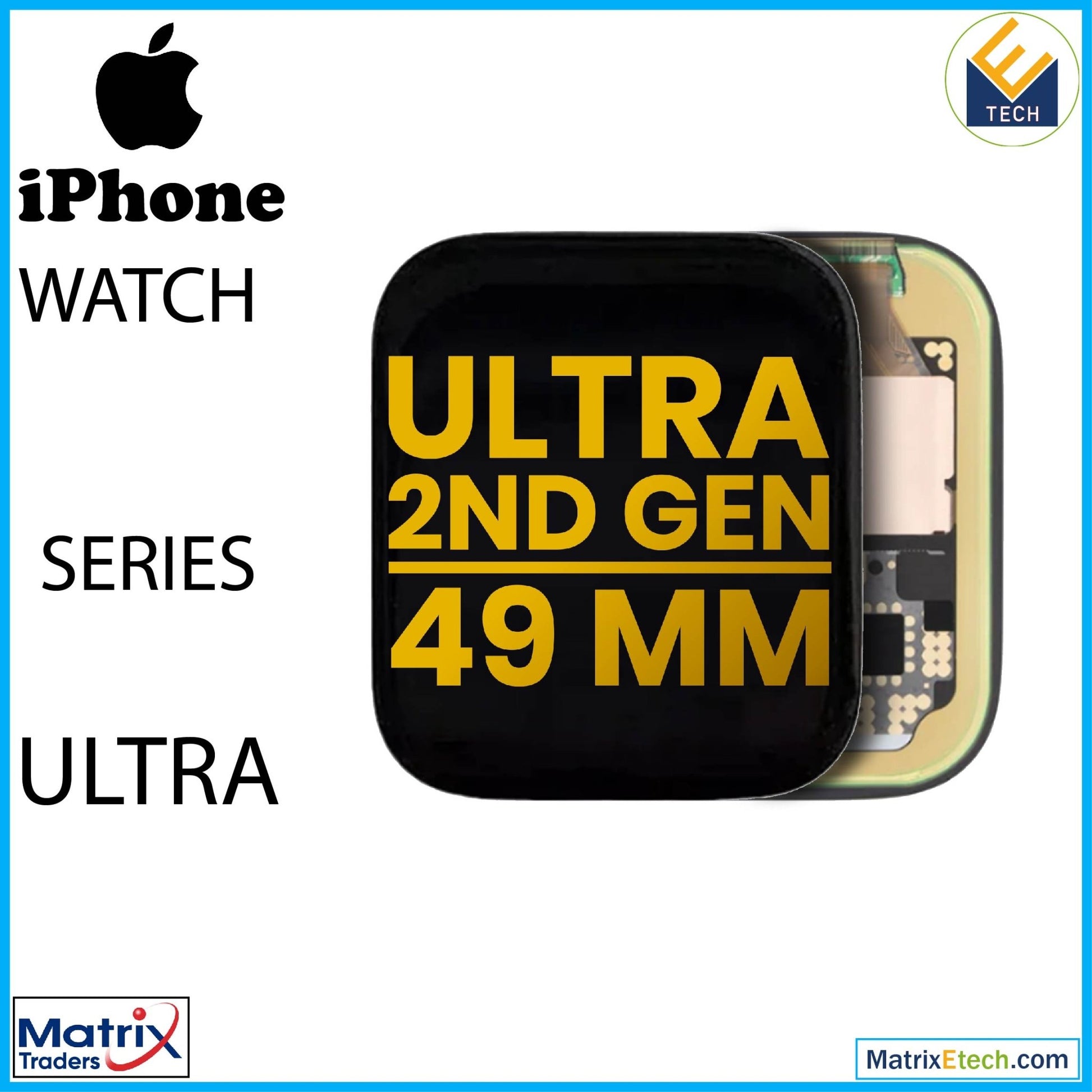 Watch Series Ultra (2nd Gen) (49MM) OLED Assembly (Premium) - Matrix Traders